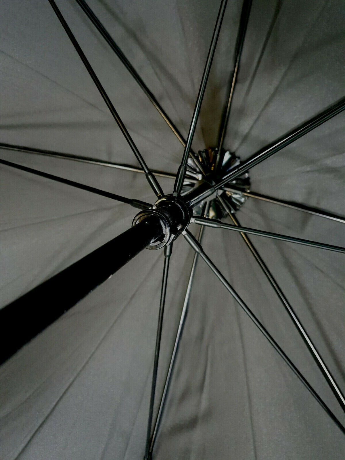 XXL Regenschirm Partnerschirm Schirm Ø130cm Vollfiberglas Golfschirm sturmfest schwarz