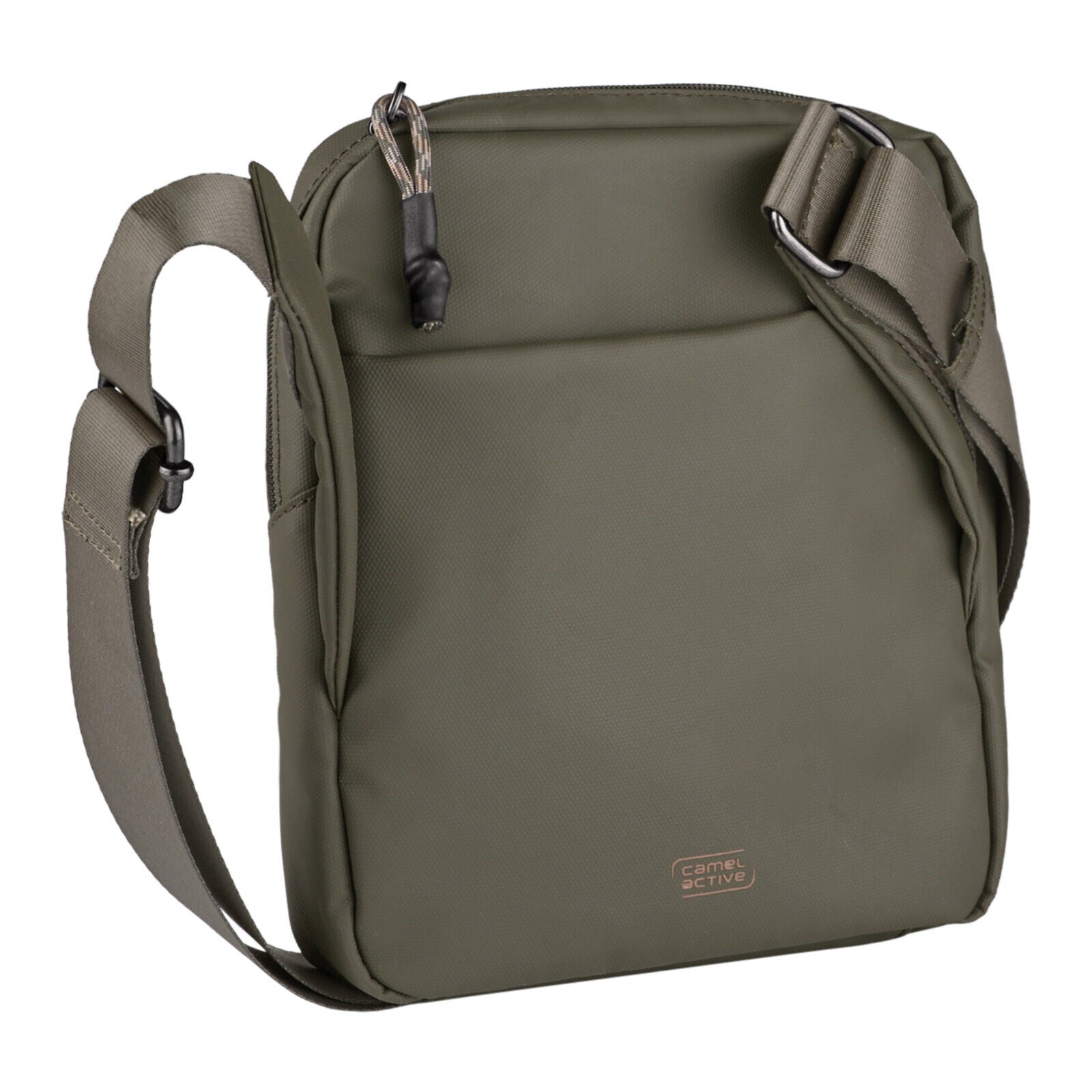 camel active EXPLORE Cross Bag S – Funktionale Umhängetasche recyceltes Nylon