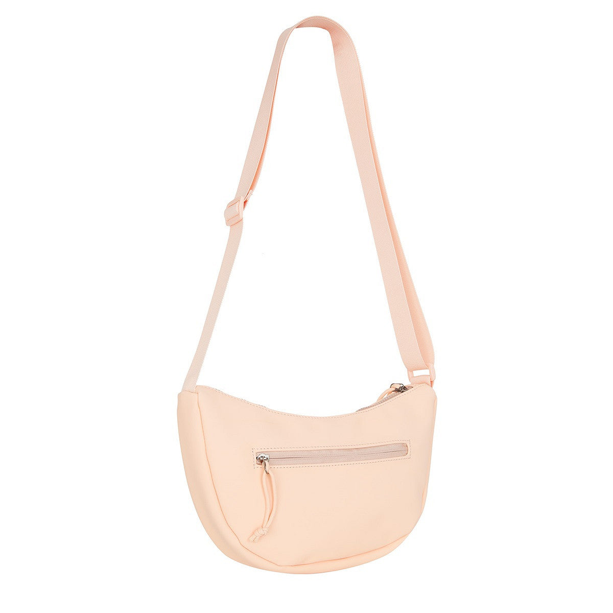 New Rebels Half Moon Bag Branson – leichte wasserabweisende Umhängetasche, Crossbody Tasche mit Reißverschlussfächern soft apricot