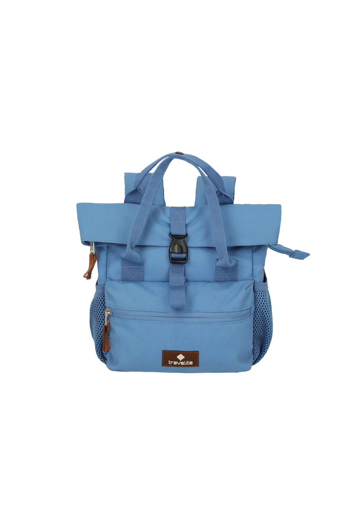 travelite BASICS Mini Rollup Rucksack 7–8 L – Denim