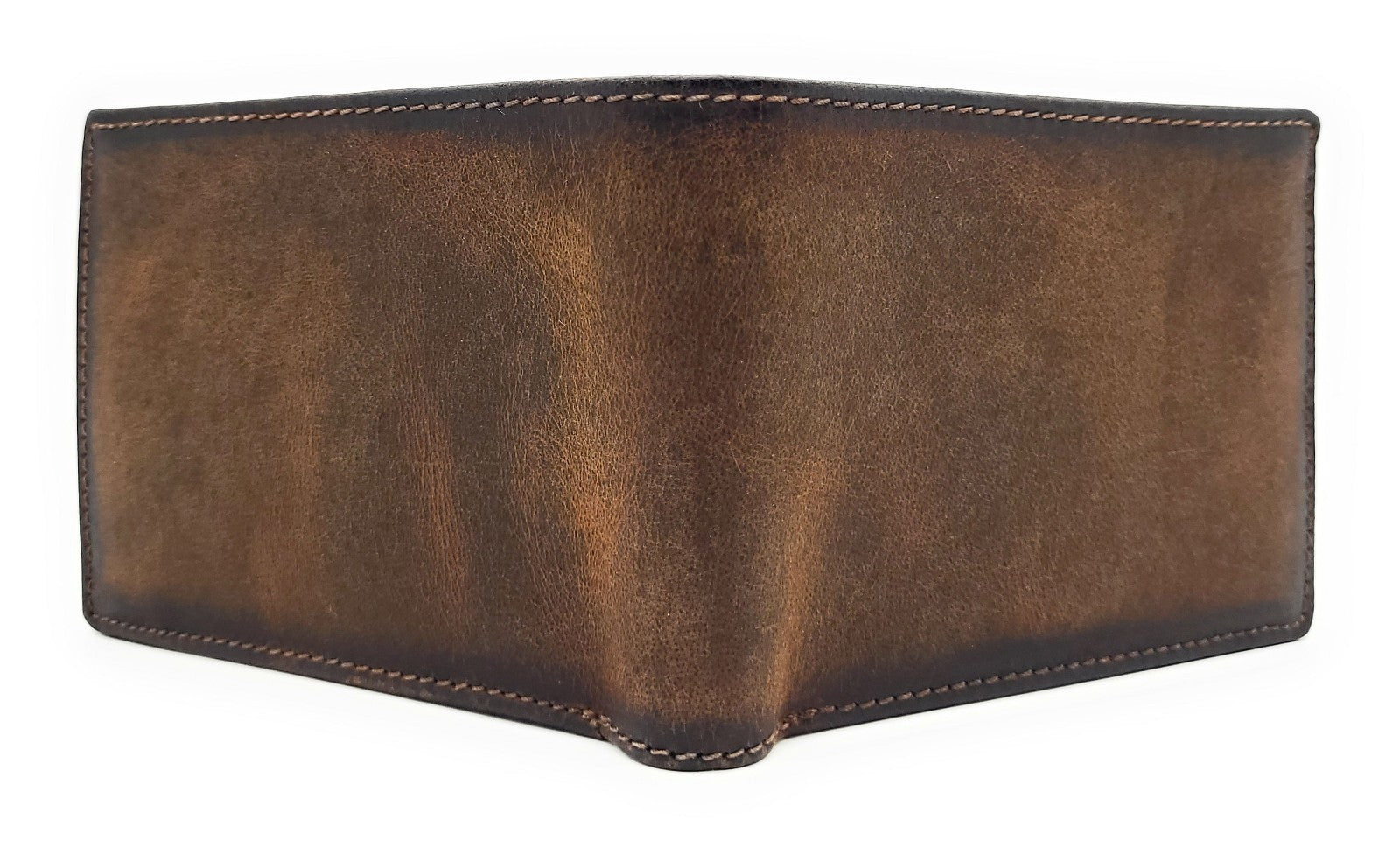 Jockey Club Serie Toro Mini Geldbörse Damen & Herren aus Hunterleder rustikal mit RFID Schutz, kompakt, 6 Kartenfächer, Münzfach mit Chipfach, 2 Scheinfächer, cognac braun