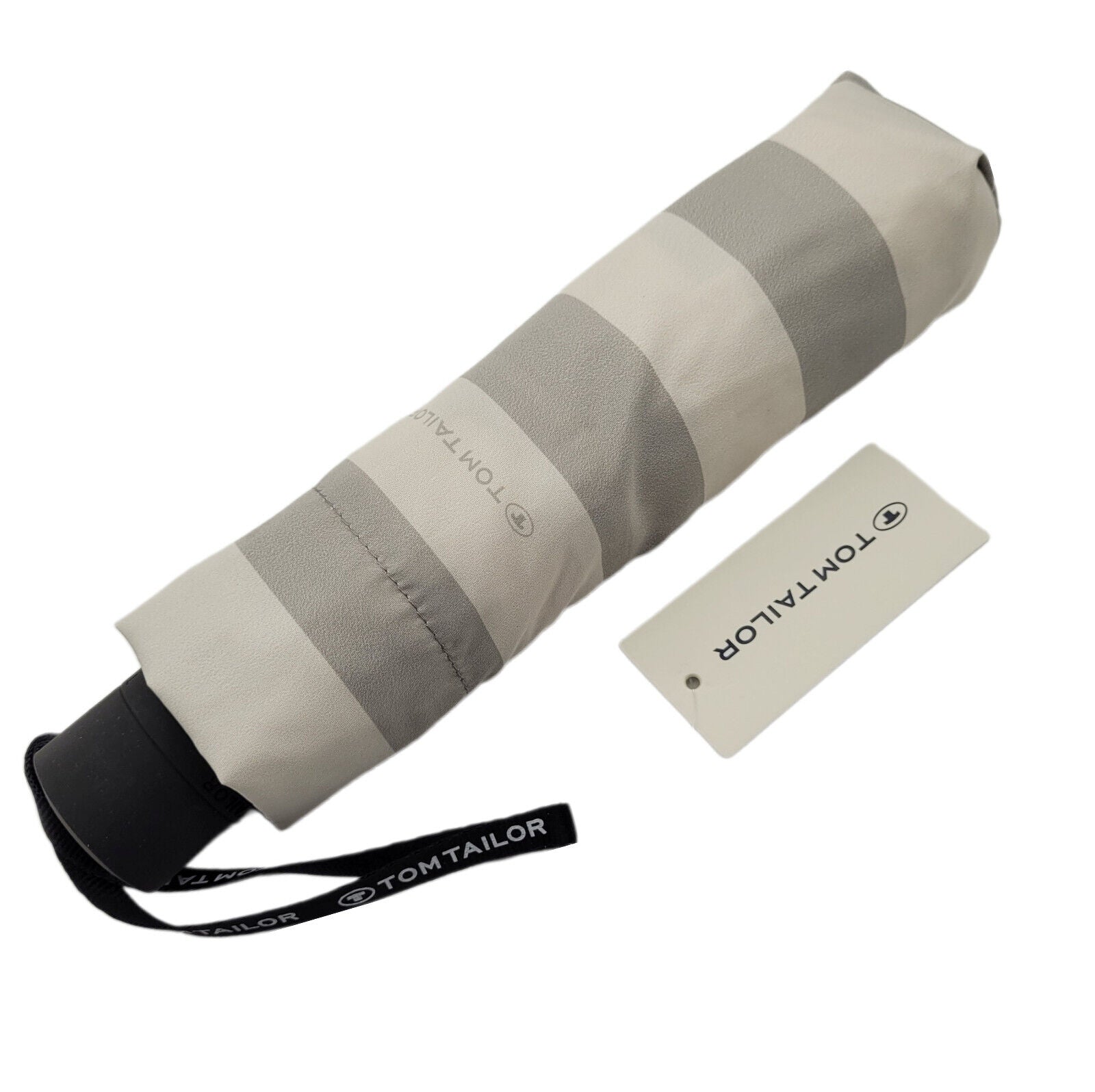 Tom Tailor Regenschirm Taschenschirm Schirm stone stripes