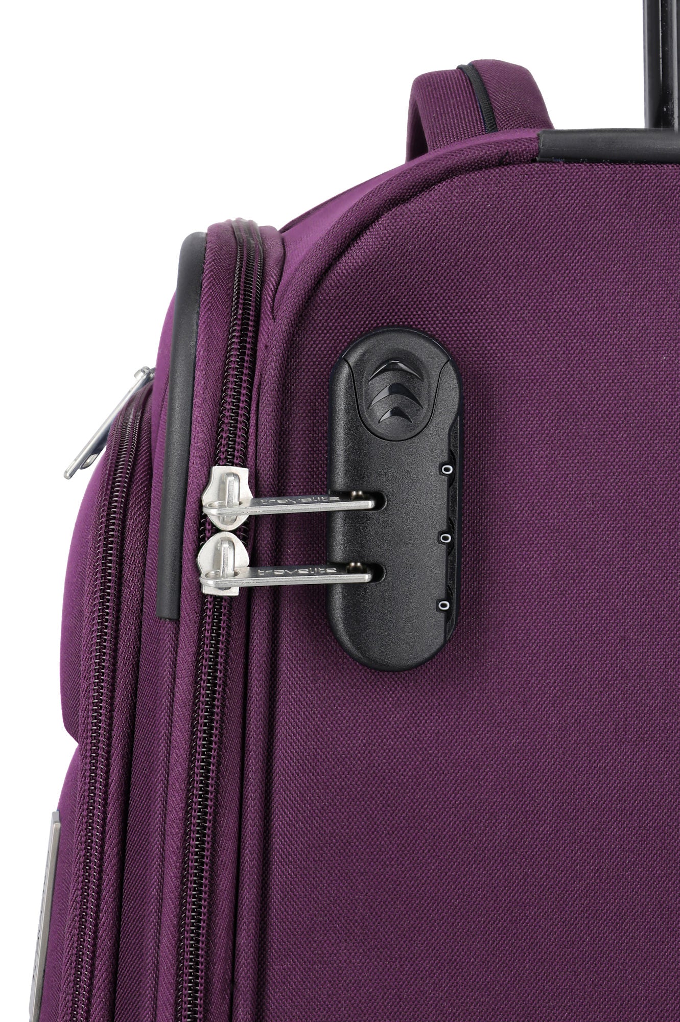 Travelite Priego Trolley S 55 cm – Leichter Handgepäck Koffer mit 4 Rollen & Zahlenschloss berry