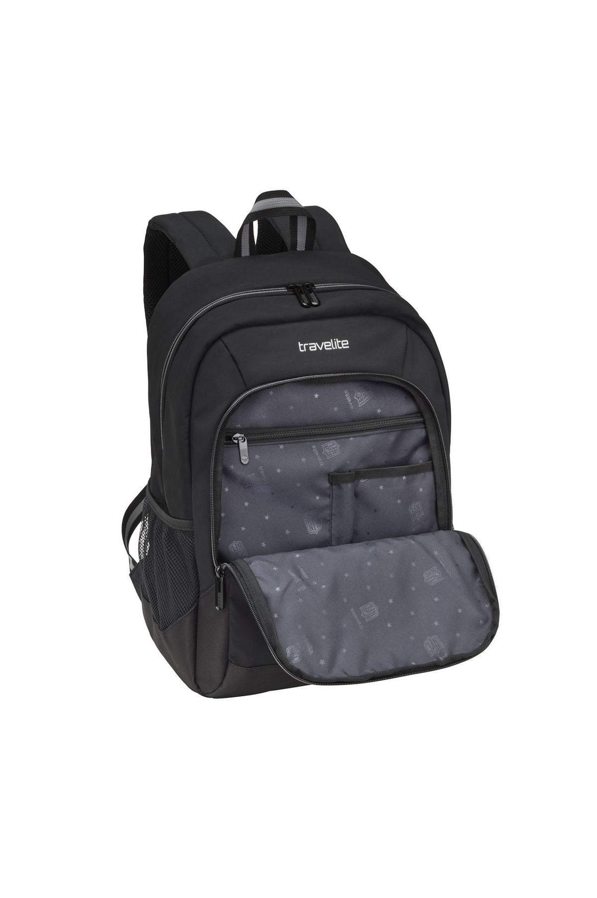 travelite x NFL College Rucksack Las Vegas Raiders Schwarz – 24 l, Laptopfach bis 15 Zoll