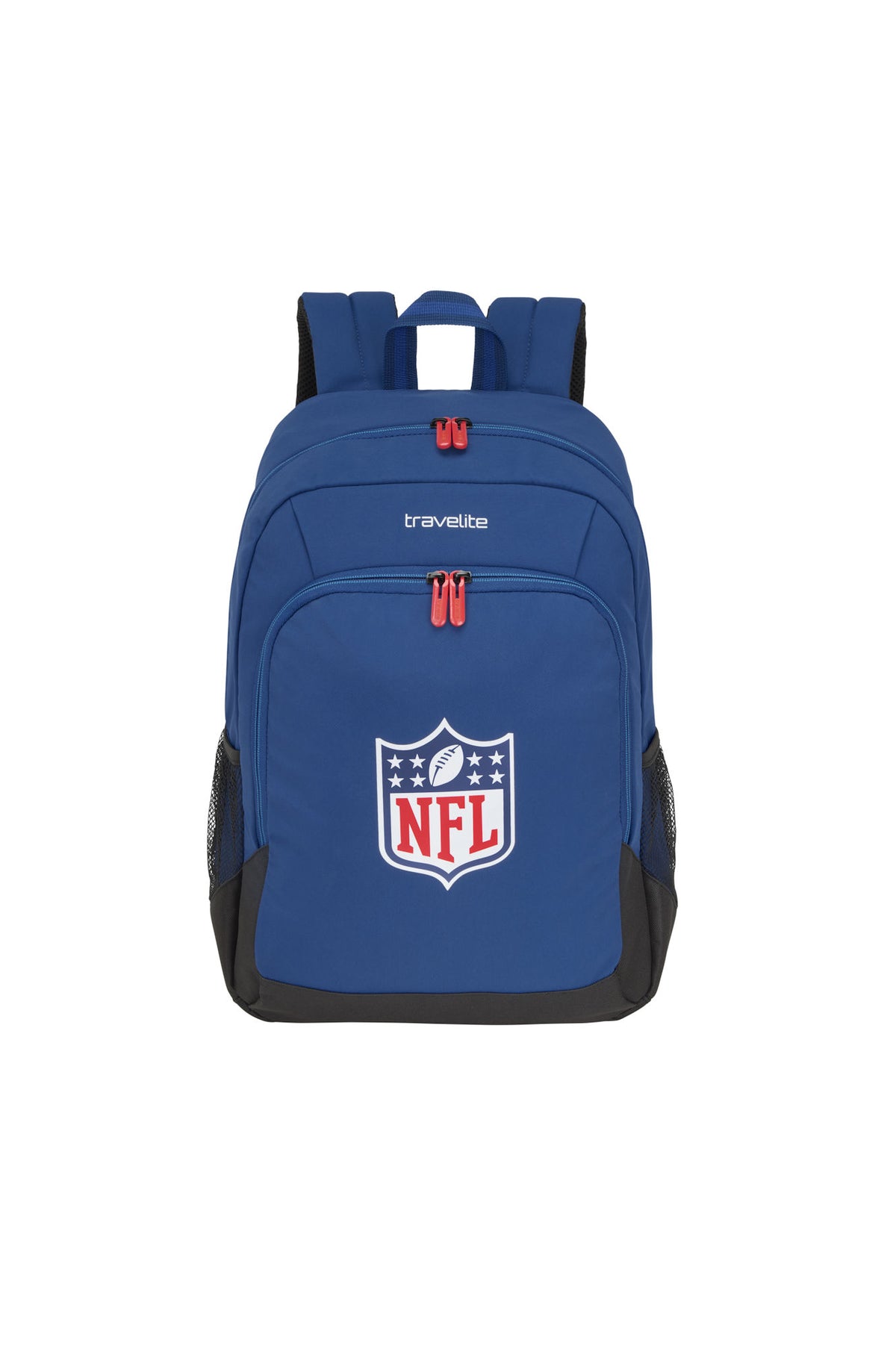 travelite x NFL College Rucksack NFL Shield Blau – 24 l, Laptopfach bis 15 Zoll
