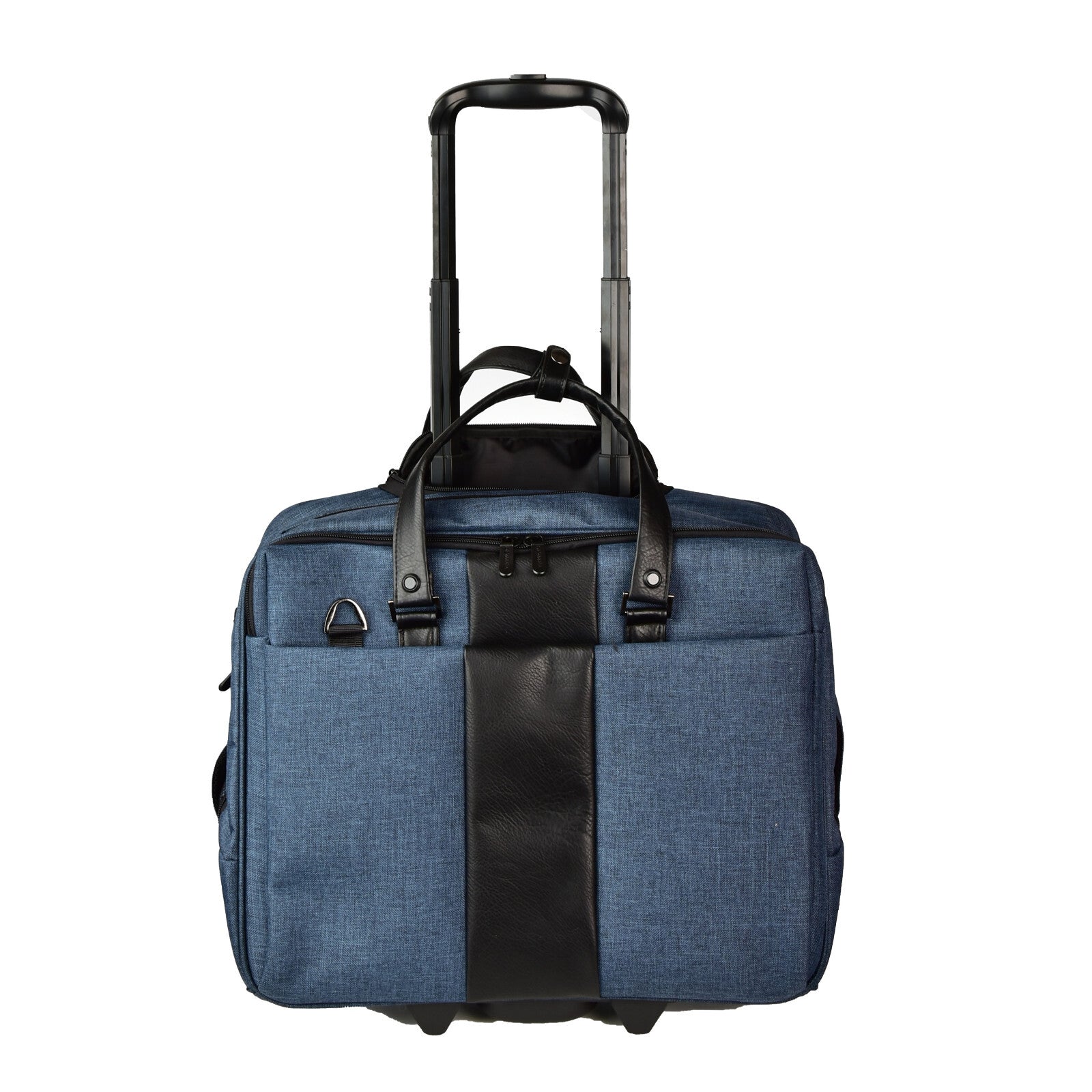 Dermata Office Case Trolley 46x37x21 cm | Laptopfach 17" | Polycanvas | Business Reisetasche mit Rollen & Organizer
