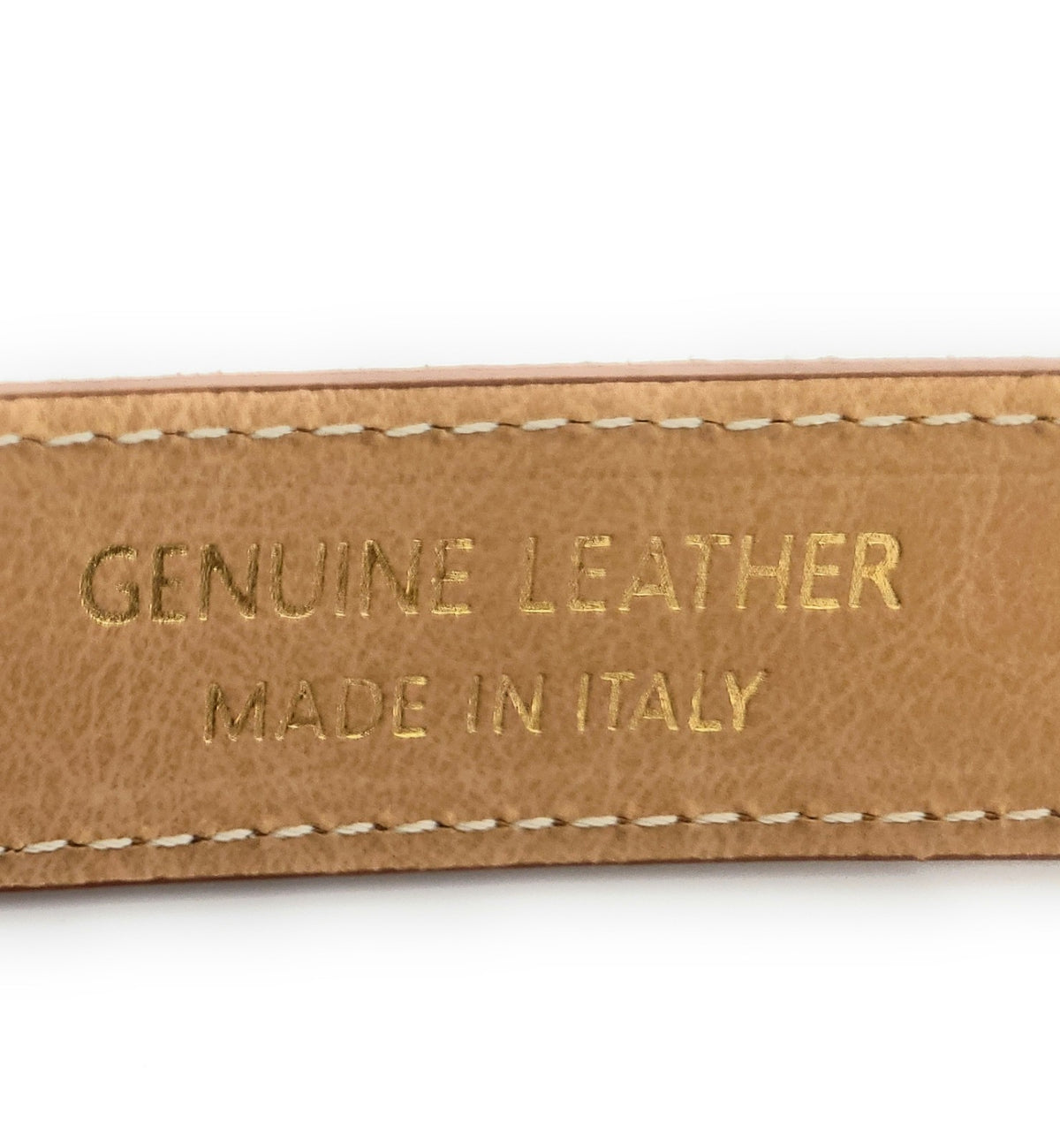 Wildleder Gürtel Made in Italy 5-Loch kürzbar ca. 30mm Metallschließe braun