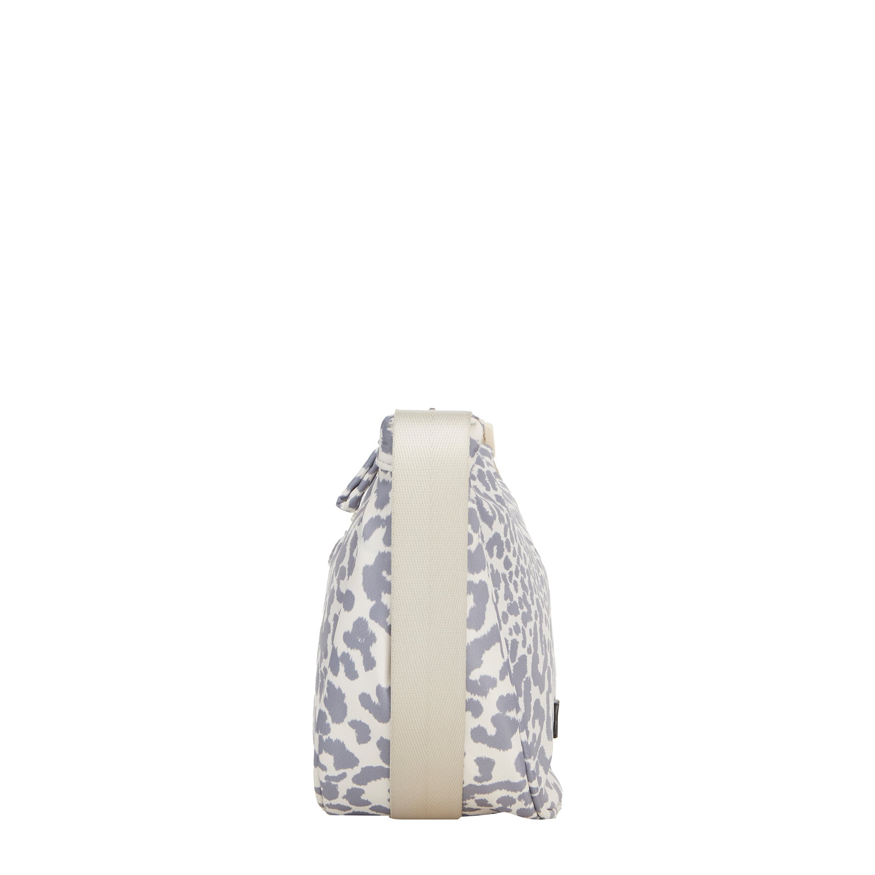 New Rebels Moonbag „Stay Wild" – Crossbody-Tasche mit Leopard-Print beige, Nylon, 32 × 16 cm