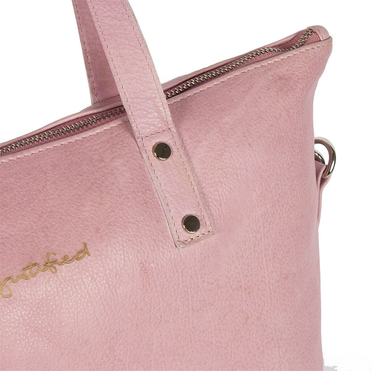 Esprit Tasche Rosa GroΓer Echt Leder Damen Shopper Handtasche