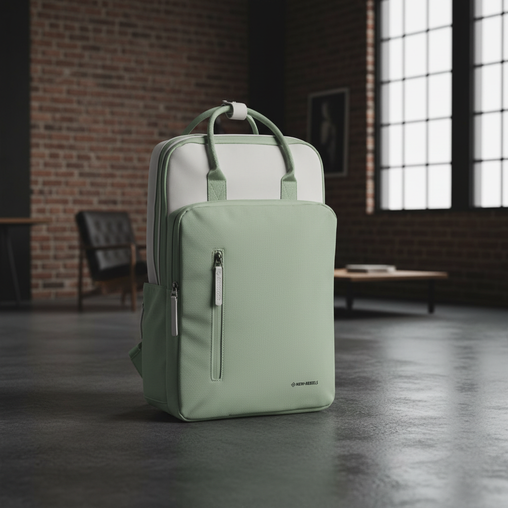 New Rebels Ceres Milwaukee Rucksack – Laptopfach 15,6", 18L, Wasserabweisend, Mintgrün