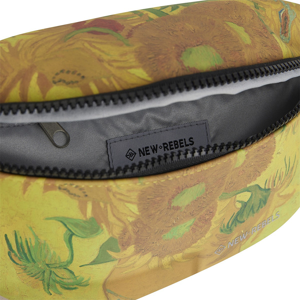 New Rebels Brooklyn Waistbag – Bauchtasche mit Van Gogh Sonnenblumen,