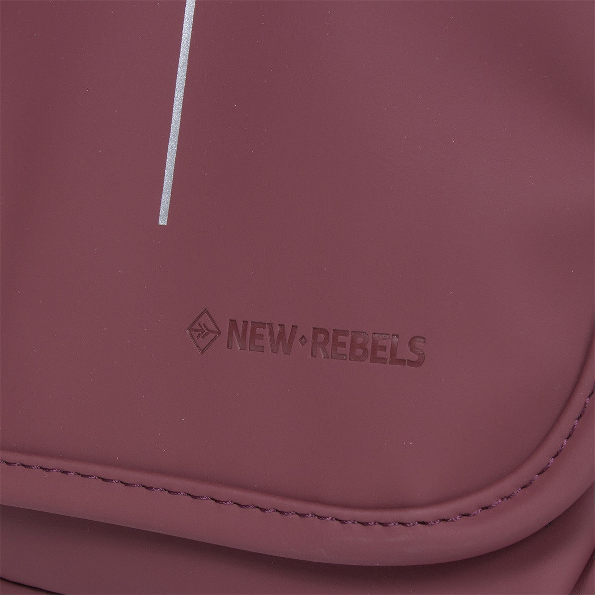 New Rebels Louisville Flapover Umhängetasche Schultertasche wasserabweisendes Planenmaterial, bordeaux rot