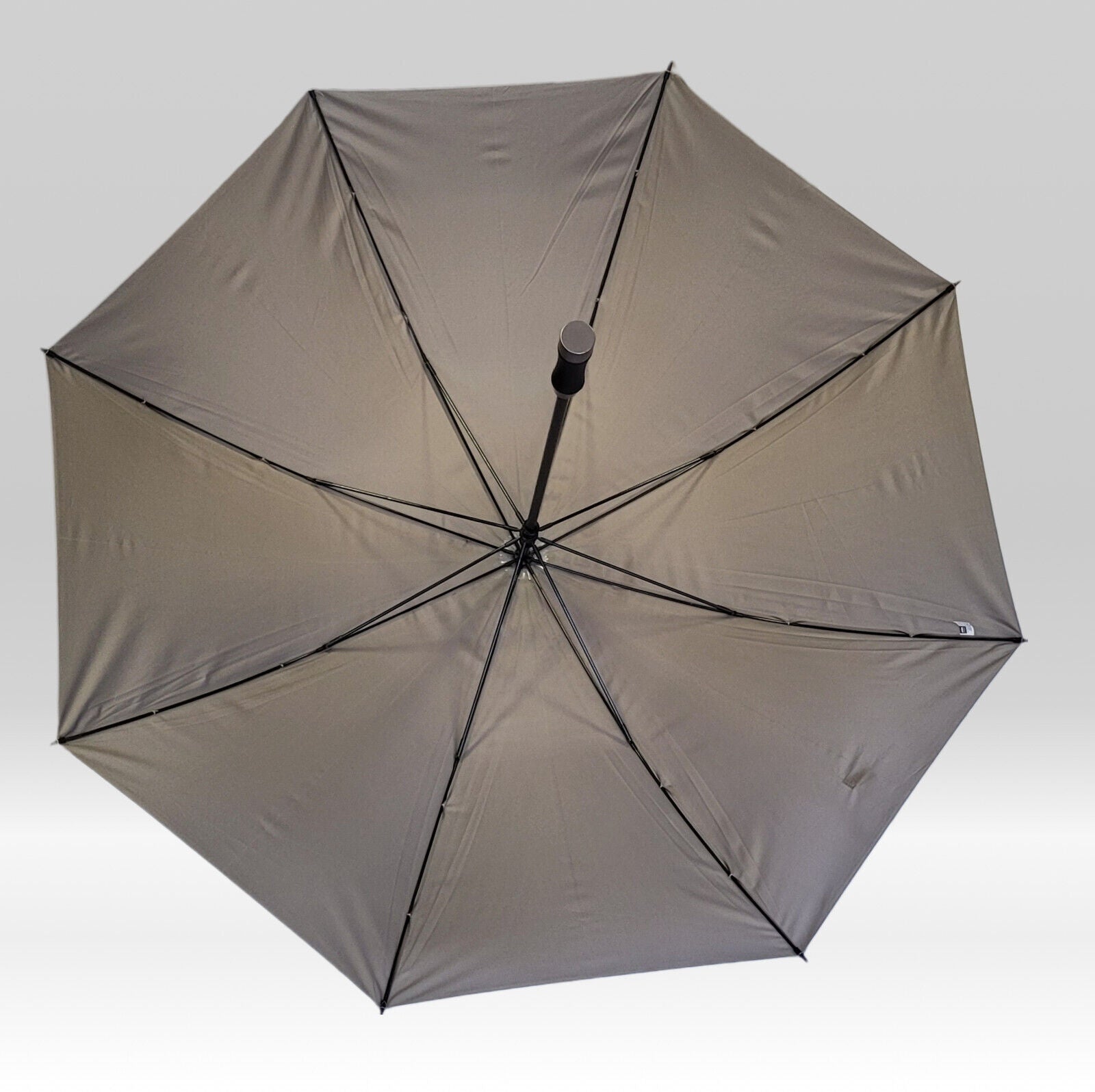 XXL Regenschirm Partnerschirm Schirm Ø130cm Vollfiberglas Golfschirm sturmfest grau