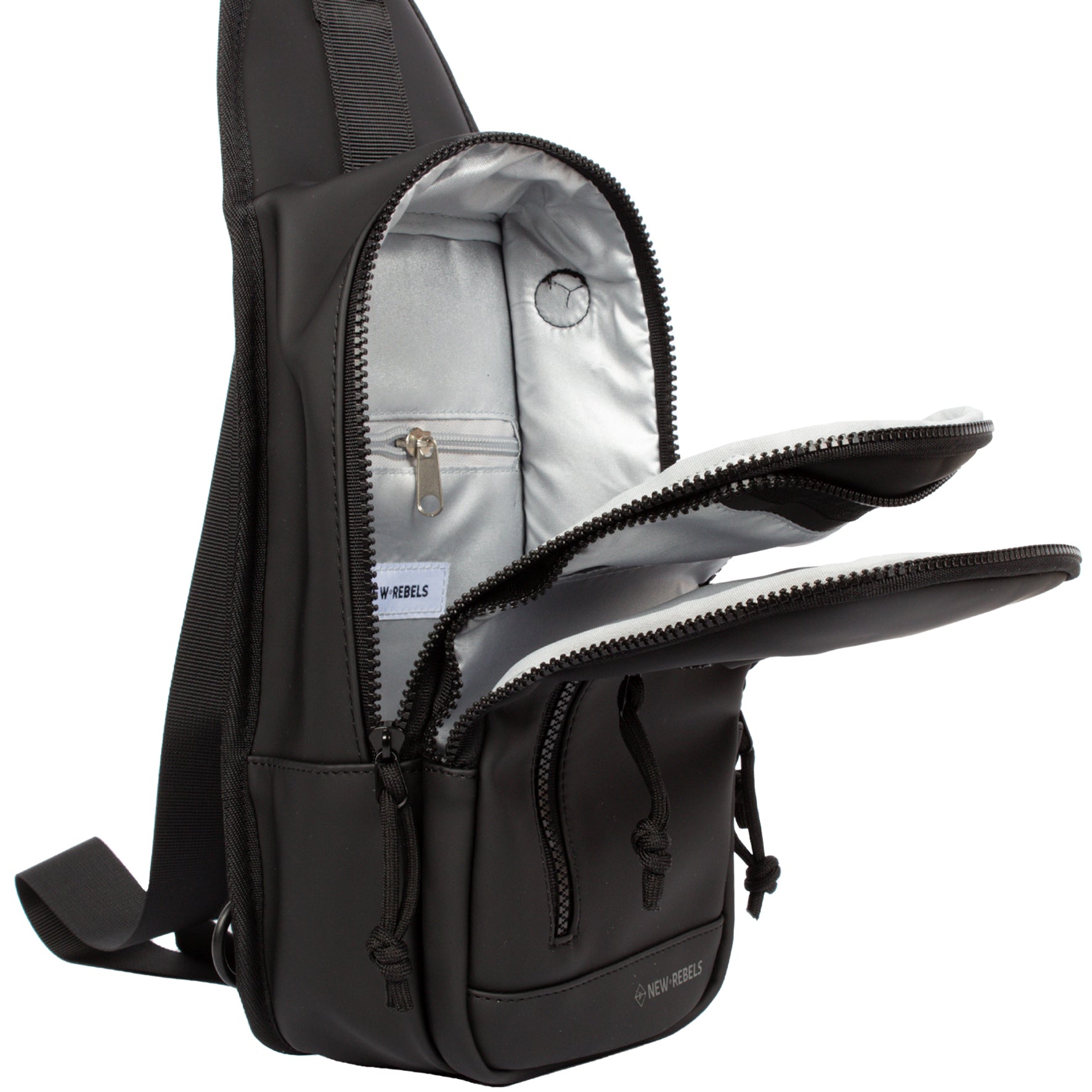 New Rebels Mart Fargo Crossbag / Slingbag – wasserabweisend, kompakt & funktional schwarz