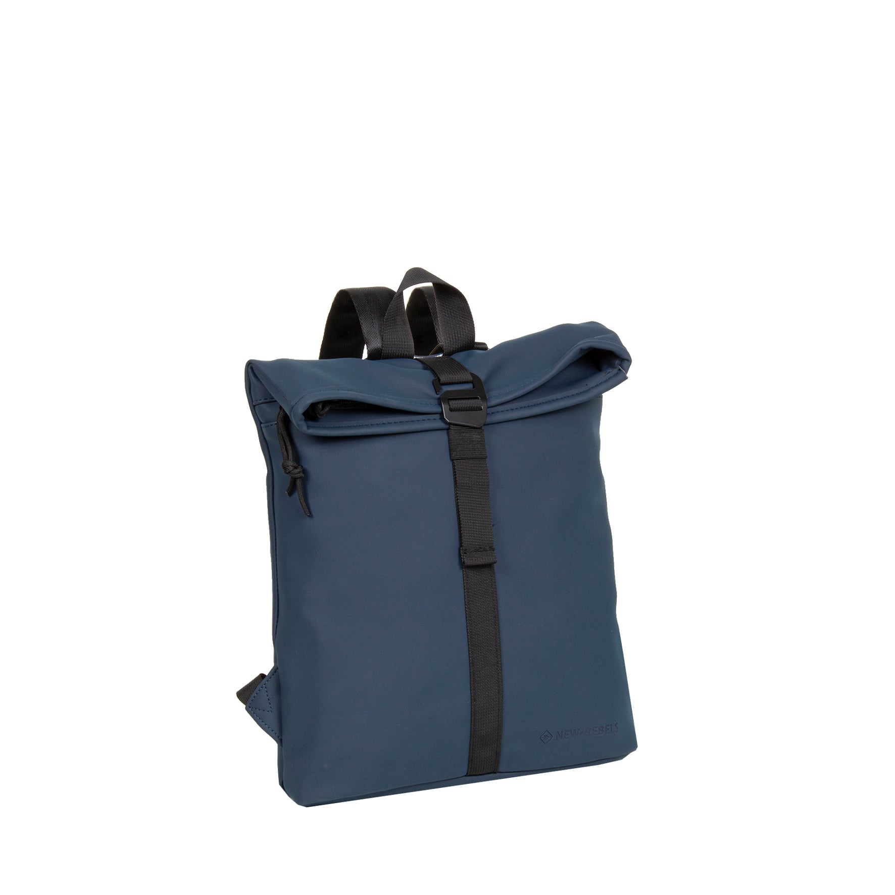 New Rebels Mart Roll Up Rolltop City Rucksack Los Angeles wasserabweisend navy blau