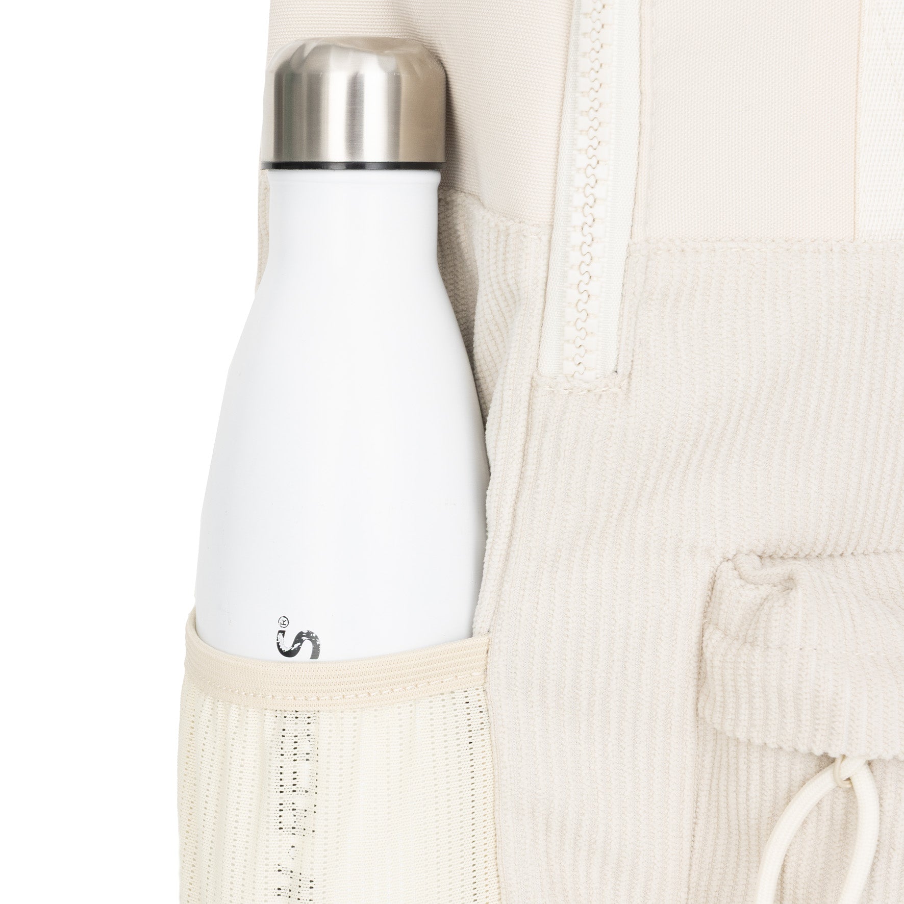 New Rebels Rucksack Ribbi Springfield mit Kordoptik und Tabletfach beige