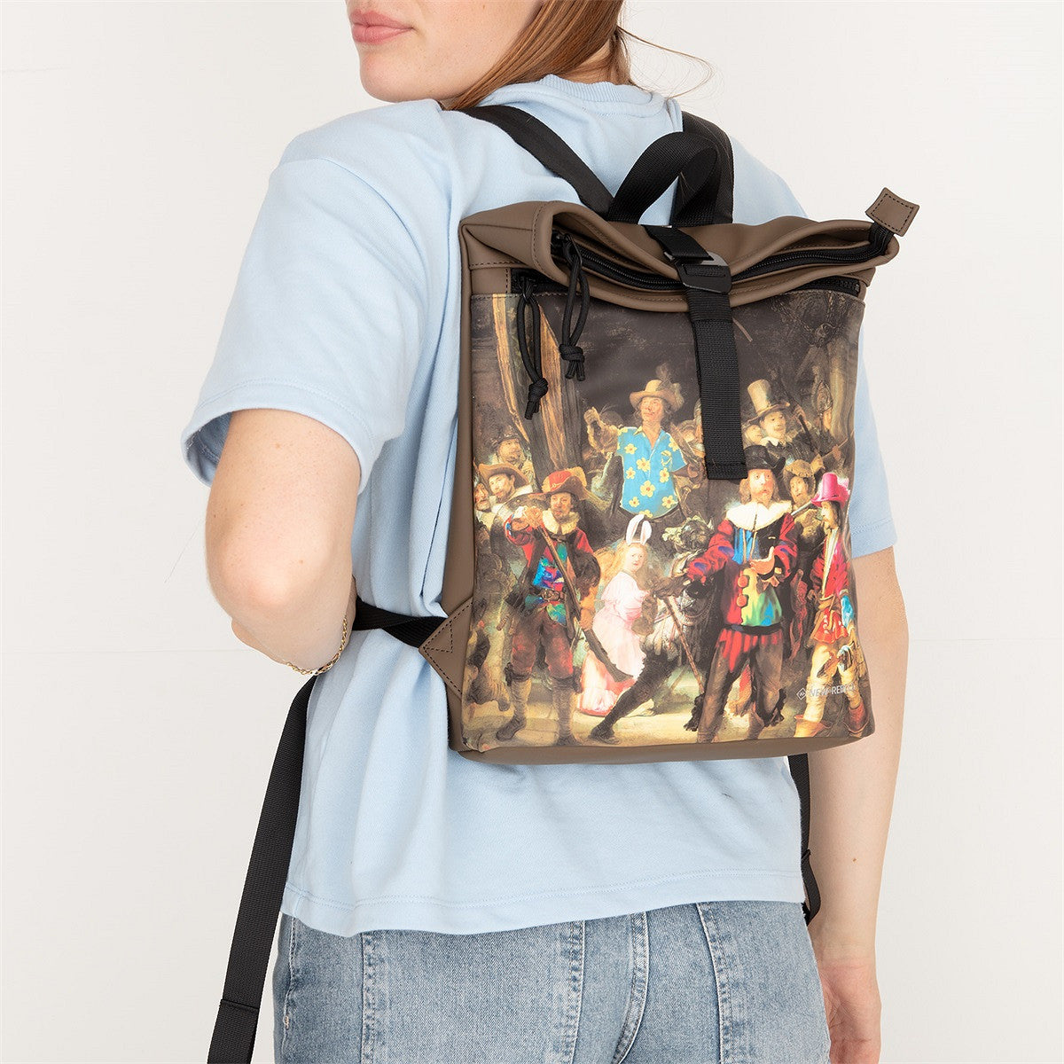 New Rebels Los Angeles Cityrucksack „Die Nachtwache“ – Stylischer Kunst-Rucksack, wasserfest & leicht