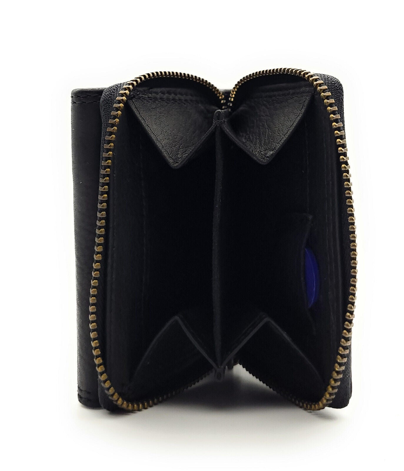 Hill Burry Mini echt Leder Damen Geldbörse Portemonnaie RFID NFC Schutz schwarz