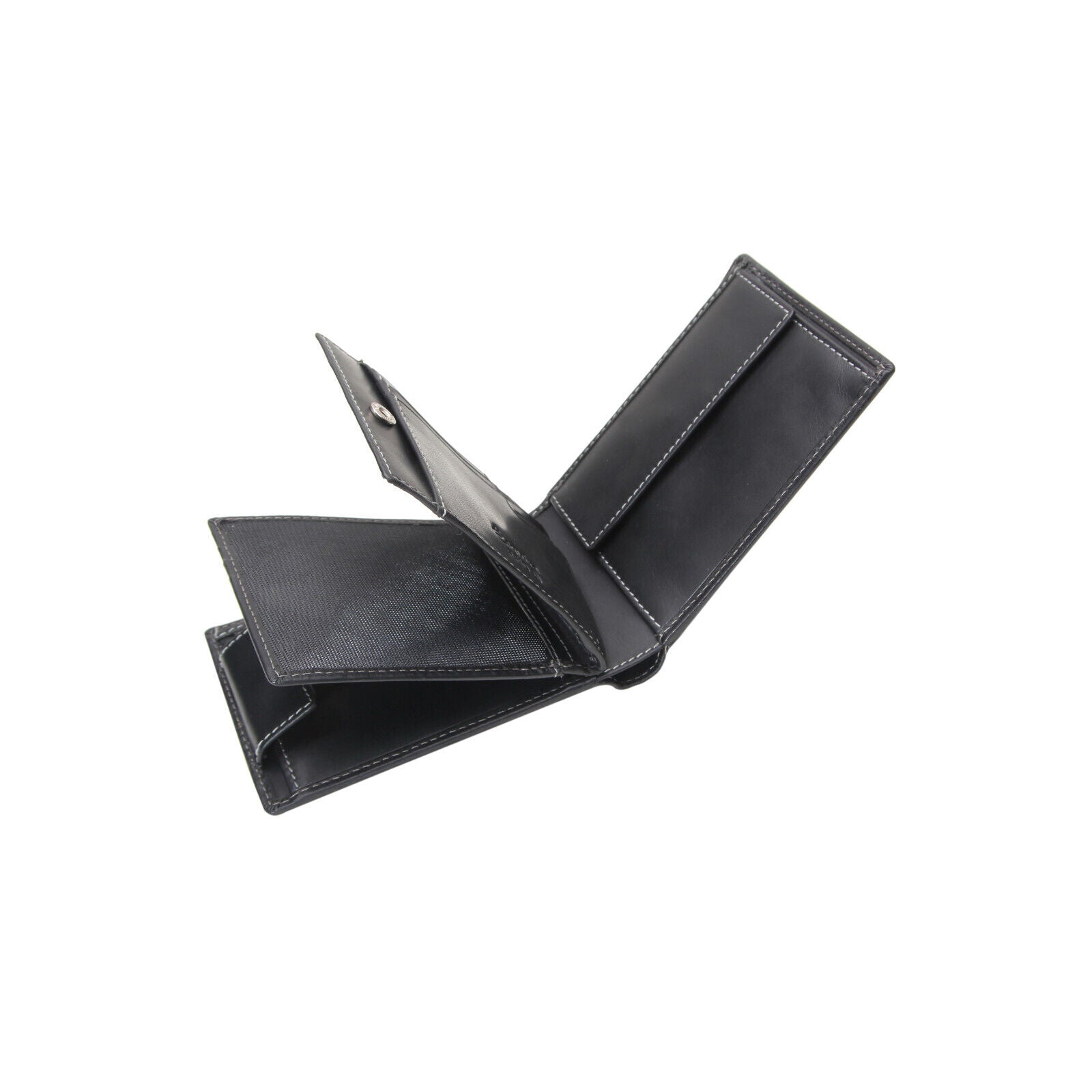 Esquire echt Leder Geldbörse Portemonnaie mit RFID Schutz & Cardsafe schwarz