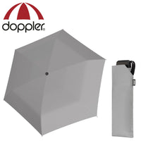 doppler Regenschirm mini slim carbonsteel Taschenschirm sturmsicher Shady Grey