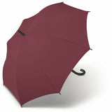 Esprit Damen Regenschirm Stockschirm Schirm mit Automatik Long AC maroon banner