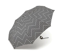 pierre cardin Regenschirm Taschenschirm Auf-Zu Automatik Black & White square