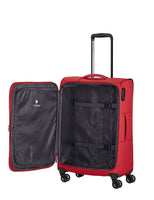 Travelite Chios Reisekoffer M Trolley Koffer 67cm 4 Rad / Rollen Dehnfalte TSA