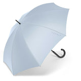 nachhaltiger Esprit Regenschirm Stockschirm Schirm mit Automatik Long AC hellblau