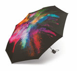 happy rain Regenschirm Taschenschirm Schirm mit Automatik Holy Explosion