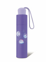 Scout Girls Kinder Regenschirm Taschenschirm mit Reflektionsstreifen Lila Luna