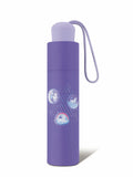 Scout Girls Kinder Regenschirm Taschenschirm mit Reflektionsstreifen Lila Luna