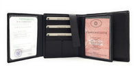 Jockey Club echt Leder Geldbörse Portemonnaie "Smart Business" 18 Kartenfächer mit RFID Schutz