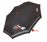 Scout Kinder Regenschirm mit Reflektionsstreifen leicht Red Racer Rennwagen Auto
