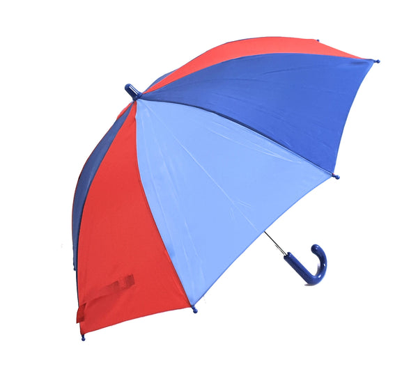 Kinder Automatik Schirm Regenschirm Stockschirm Mädchen Jungen rot blau