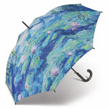 happy rain Regenschirm Motiv Claude Monet "Wasserlilien" Stockschirm Automatik