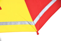 Kinder Regenschirm Taschenschirm mit Reflektorstreifen extra leicht für Jungen & Mädchen