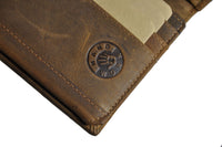 Jockey Club Hunter-Leder Portemonnaie Geldbörse Wildsau mit RFID Schutz