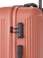 Travelite Bali Reisekoffer M Trolley 67cm 4 Rad Rollen TSA Hartschale koralle