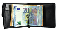 Jockey Club echt Leder Dollar Clip Geldklammer Geldbörse Kreditkartenetui Nappaleder mit Münzfach und RFID Schutz