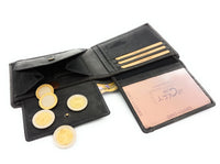 Jockey Club echt Leder Geldbörse Geldbeutel Portemonnaie Totenkopf Schädel + 50cm Kette mit RFID Schutz