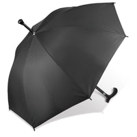 Dr. Neuser Regenschirm Stützschirm Gehhilfe Gehstock Fritzgriff Gummipuffer uni schwarz