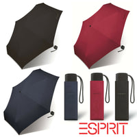 Esprit Regenschirm Taschenschirm Schirm Petito klein & leicht blau rot oder schwarz