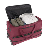 Travelite 2-Rad Trolley Roll-Reisetasche mit Rollen Basics L erweiterbar bordeaux rot