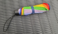 Regenschirm Taschenschirm Regenbogen Schirm Ø90cm pride LGBTQIA+ bunt