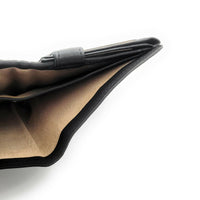 MLean echt Leder Geldbörse Portemonnaie Geldbeutel mit RFID NFC Schutz Rindleder schwarz