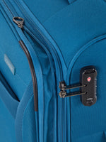Travelite Chios Reisekoffer L Trolley Koffer 78cm 4 Rad / Rollen Dehnfalte TSA petrol