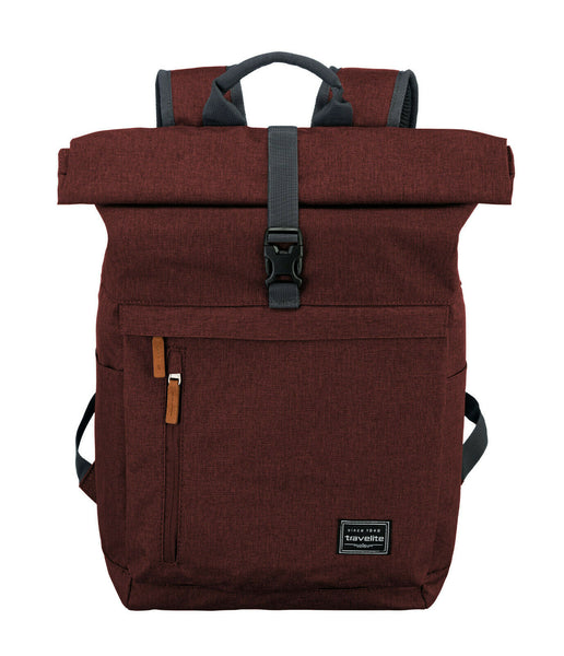 Travelite Rollup Fahrrad Rucksack Kurierrucksack Daypack Notebookfach bordeaux