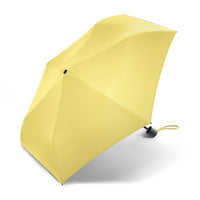 nachhaltiger Esprit Regenschirm Taschenschirm Schirm Mini Slimline yellow cream