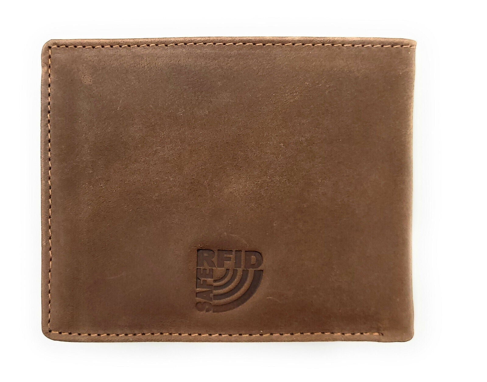 Mustang echt Leder Herren Geldbörse Portemonnaie mit RFID Schutz dunkelbraun