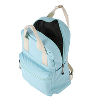Travelite Basics leichter City Rucksack Daypack wasserfeste Plane pastell-blau